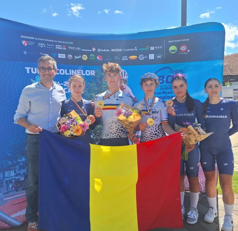România debutează cu cinci medalii la Campionatele Balcanice de Ciclism